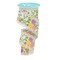 RG Ribbon: 2.5" Ivory Cottage Roses Scalloped Lace Edge Ribbon for Bows, Wreaths, Crafts and Decorations